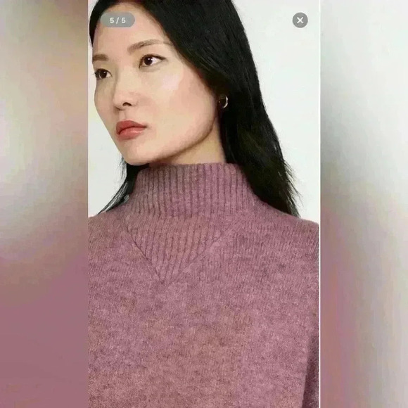 MADEWELL: Dillon Mockneck Pullover Sweater xxs - Picture 5 of 13